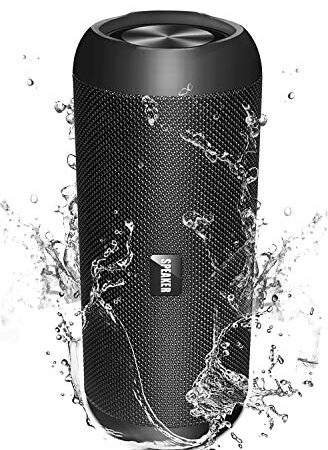 Altavoz Bluetooth Portátiles 30W, M2 Pro Edición Mejorada Altavoces, Sonido Stereo 360°, 30 Horas de Reproducción, Altavoces Portátiles Waterproof IPX6, con Powerbank, con Micrófono, FM/TF/AUX/USB