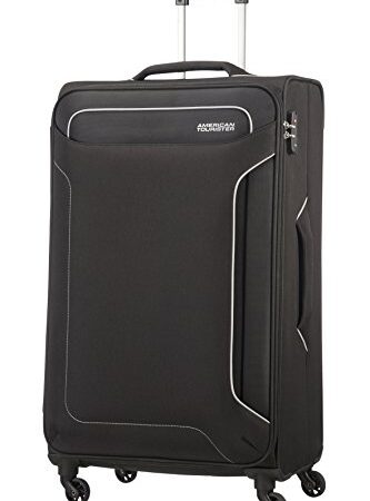 American Tourister Holiday Heat - Spinner Maleta, 79.5 cm, 108 l, Negro (Black)