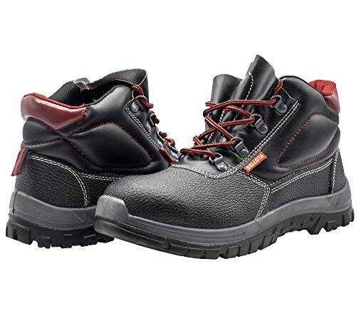 Bellota 7230044S3 Botas de trabajo de piel para hombre o mujer, Negro, 44