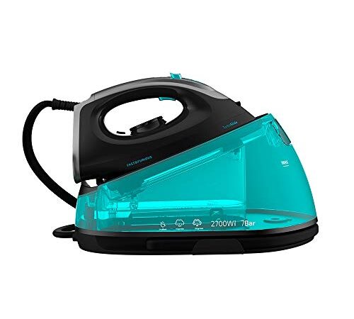 Cecotec Centro de Planchado Fast&Furious 8020 Force. 2700 W, 7 Bares de Presión, Suela Cerámica Ultradeslizante Turbo Slide, 135 g/min Vapor continuo y 380 g/min Golpe de vapor, Sistema de seguridad