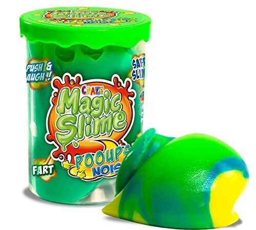 CRAZE Magic Slime POOPSIE Noise, Slime para niñas y niños con Divertido Ruido de Pedo, 100 g de diversión Slime, Manualidades niños , Color Sorpresa, 21989