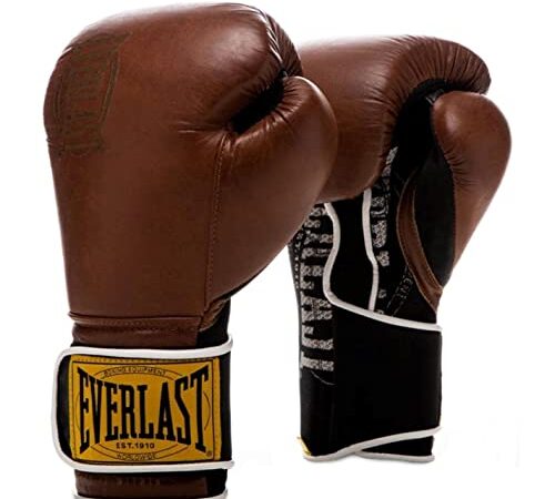 Everlast Unisex Classic Training Guantes De Deporte Boxeo, Marrón, 14oz