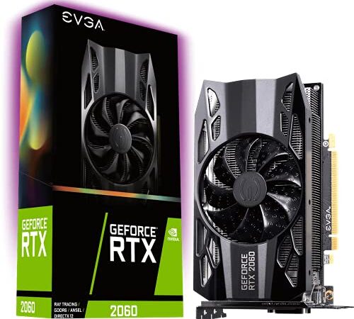 EVGA GeForce RTX 2060 GAMING, 06G-P4-2060-KR, 6GB GDDR6, HDB Ventilador