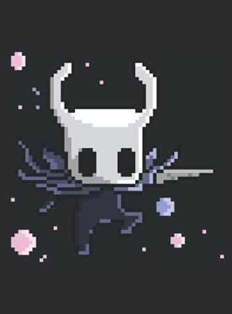 Hollow Knight 8bit Notebook: Minimalist Composition Book | 100 pages | 6" x 9" | Collage Lined Pages | Journal | Diary | For Students, Teens, and Kids ... School, College, University, School Supplies