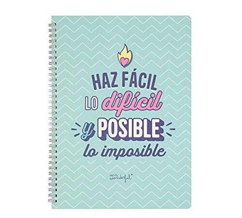 Libreta - Haz fácil lo difícil y posible lo imposible