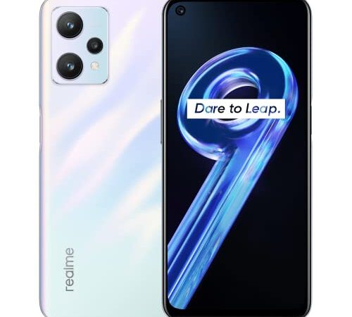 realme 9 5G - 4+64GB Smartphone, Procesador Snapdragon 695 5G, Pantalla ultrafluida de 120 Hz, Cámara Triple de 50 MP con IA, Gran batería de 5000 mAh, Stargaze White, 3 años de garantía