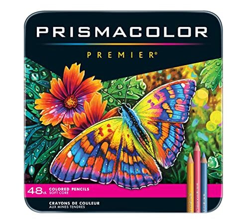 Sanford Prismacolor Premier Color matita impostato 48/Tin-W/Due Bonus Artstix