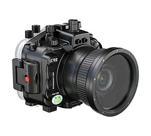 Sea frogs para Sony A7RIII A7III 130 pies / 40m Underwater Camera housing impermeable caso