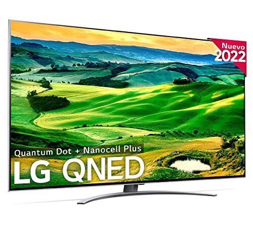 Televisor LG 50QNED816QA - Smart TV webOS22 50 pulgadas (126 cm) 4K QNED, Procesador Inteligente de Gran Potencia 4K a7 Gen 5 con IA, compatible con formatos HDR 10, HLG y HGiG, perfecto para Gaming