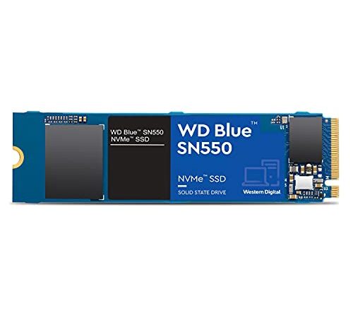 WD Blue SN550 500GB - NVMe SSD, hasta 2400MB/s en lectura