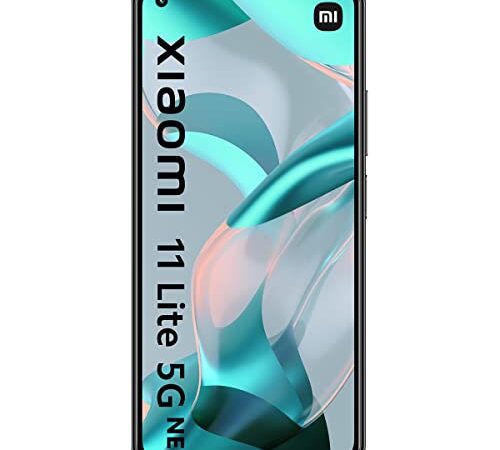 Xiaomi 11 Lite 5G NE - Smartphone con Pantalla de 6,55” DotDisplay FHD+ de 90 Hz, 6+128GB, Qualcomm Snapdragon 778G, Triple cámara de 64MP+8MP+5MP, Batería de 4250mAh, Negro trufa (Versión ES/PT)