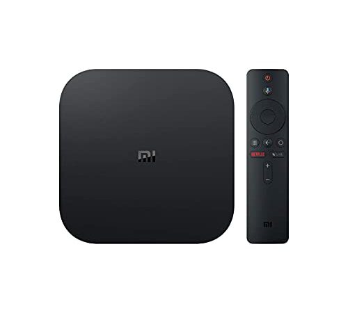 Xiaomi MI TV Box S - Reproductor Streaming en 4K Ultra HD, Bluetooth, Wi-Fi, Negro