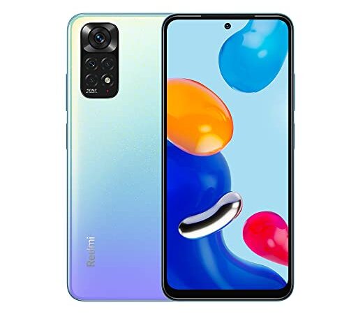 Xiaomi Redmi Note 11 - Smartphone 6GB + 128GB, 6.43" FHD+ DotDisplay, Snapdragon 680, Cuádruple Cámara 50 MP, Dual SIM (Star Blue)