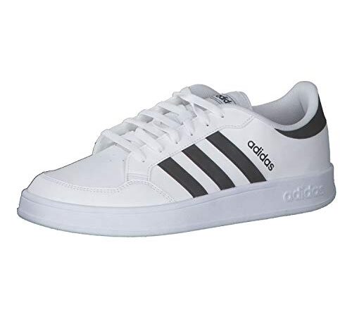 Adidas BREAKNET, Zapatillas Hombre, Blanco, 45 1/3 EU