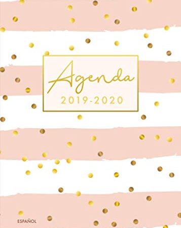 agenda 2019-2020 español: Organiza tu día - Agenda semanal 18 meses - Julio 2019 a Diciembre 2020