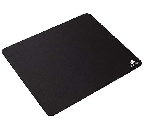 Corsair MM100 Alfombrilla de ratón para juego, superficie paño, tela, Tamaño Medio, Negro