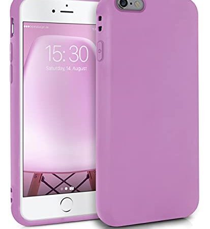 MyGadget Funda para Apple iPhone 6 Plus / 6s Plus en Silicona TPU - Carcasa Slim & Flexible - Case Resistente Antigolpes y Anti choques Protectora Rosa Lila