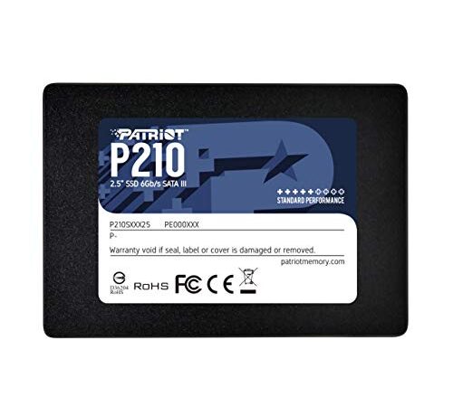 Patriot P210 SSD 512GB SATA III Disco Sólido Interno 2.5" - P210S512G25