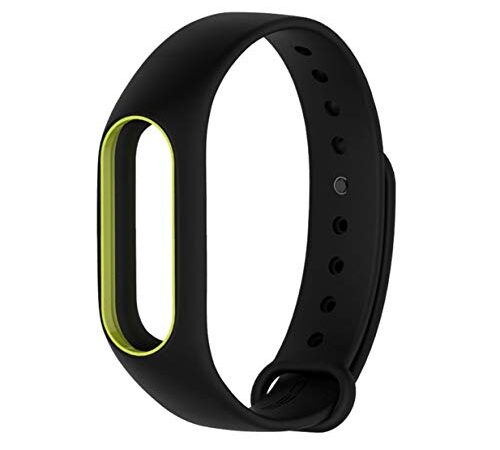 Sairis Mibos Correa de Repuesto de Silicona Mi Band 2 para Xiaomi para Miband 2 Versión Smart Pulsera Pulsera Correa Suave 8 Colores