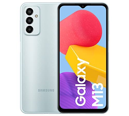 Samsung Galaxy M13 – Teléfono Móvil libre Android, Smartphone con 4GB de RAM, 64 GB de Almacenamiento, Azul claro [Versión española]