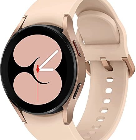 Samsung Galaxy Watch4 BT, Reloj Inteligente Redondo Bluetooth, Wear OS, Bisel Giratorio, Reloj de Fitness, rastreador de Fitness, 40 mm, Oro Rosa