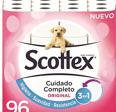 Scottex Original Papel Higiénico - 96 Rollos