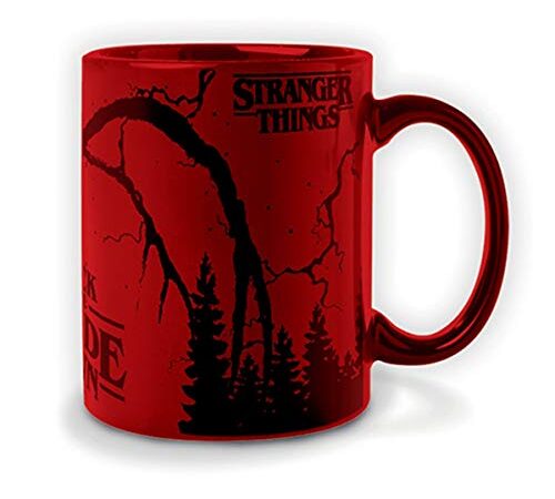 Stranger Things - Taza Metalizada Mind Flayer, 320ml