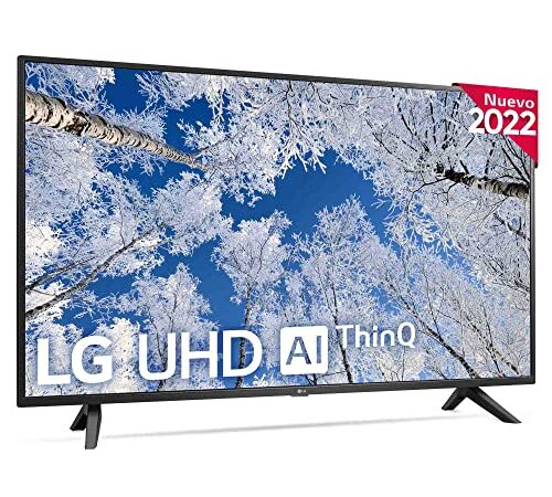 Televisor LG 55UQ70006LB - Smart TV webOS22 55 pulgadas (139 cm) 4K UHD, Procesador de Gran Potencia 4K a5 Gen 5, compatible con formatos HDR 10, HLG y HGiG