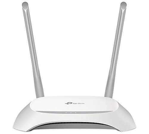 TP-Link TL-WR840N- Router WiFi 300 Mbps, 1xPuerto WAN 10/100mbps y 4xPuertos LAN 10/100mbps, 2X Antenas, Modo Punto Acceso, Modo WISP, Control Parental, Red de Invitados