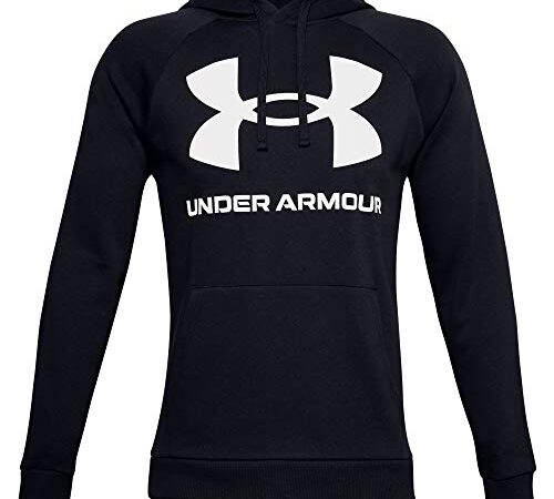 Under Armour Rival Fleece Big Logo Hd, Sudadera Hombre, Negro (black Onyx White), M