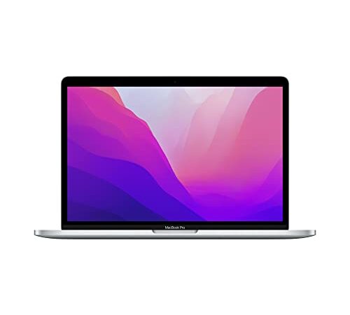 2022 MacBook Pro de 13 polegadas: Processador M2 da Apple com CPU 8‑Core e GPU 10‑Core, 256 GB SSD - Prateado