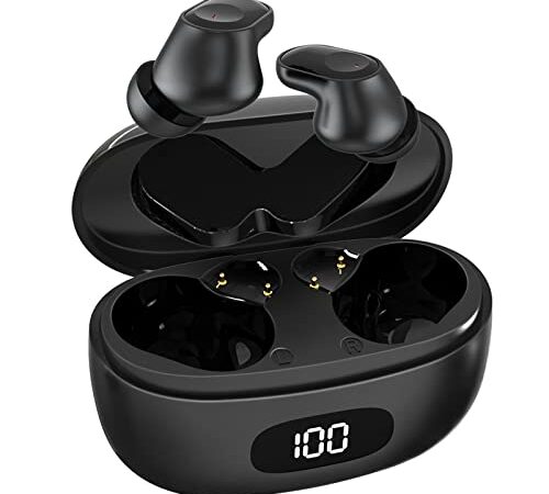 Auriculares Inalambricos Auriculares Bluetooth 5.1 HiFi Estéreo, Cascos Inalambricos Bluetooth con Control Táctil, Auriculares con Sonido Premium inmersivo, IPX5 Impermeables, Reproducci 30 Horas