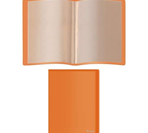 Dohe - Carpeta flexible de 20 fundas (80 micras) - Naranja