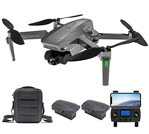 Entrega en 5~7 Días, ZLL SG907 MAX GPS Drone con Cámara 4K HD, Cardán Mecánico de 3 Ejes, 25 Minutos de Vuelo, 5.8Ghz WiFi FPV Dron Adultos, Profesional Quadcopter (2 Pilas)