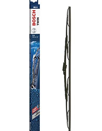 Escobilla limpiaparabrisas Bosch Twin 651U, Longitud: 650mm – 1 escobilla limpiaparabrisas para el parabrisas frontal