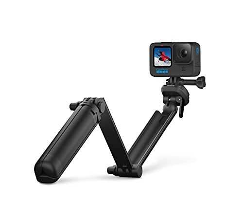 GoPro 3-Way 2.0 (Trípode/Empuñadura/Brazo) - Accesorio Oficial de GoPro, Black