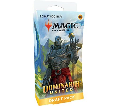 Magic: The Gathering Dominaria United 3-Booster Draft Pack (Versión en Inglés)