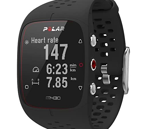 Polar M430 - Reloj de Entrenamiento con GPS y Pulsometro de Muñeca, Running watch, Registro de actividad 24/7 y registro del sueño, Velocidad, Distancia también en indoor