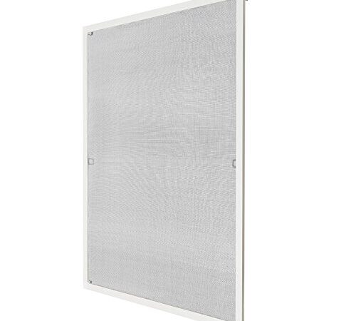 TecTake MOSQUITERA para Ventana PROTECCIÓN contra Insectos Varias tamaños - (100x120cm | Blanco | no. 401205)