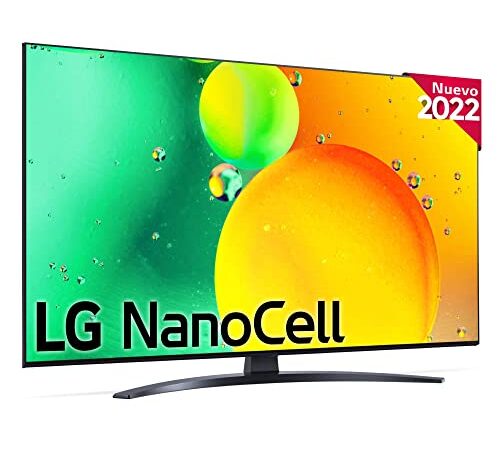 Televisor LG 50NANO766QA - Smart TV webOS22 50 pulgadas (126 cm) 4K Nanocell, Procesador de Gran Potencia 4K a5 Gen 5, compatible con formatos HDR 10, HLG y HGiG