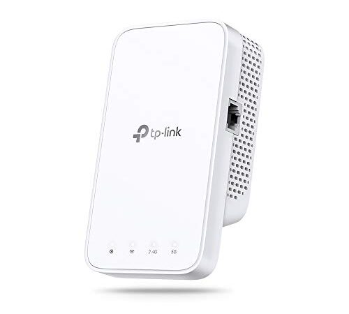 TP-Link RE330 - Repetidor WiFi, AC1200 Mesh, Doble banda 5 GHz/2GHz , Puerto Ethernet, Soporta hasta 32 dispositivos, Modo Router y AP