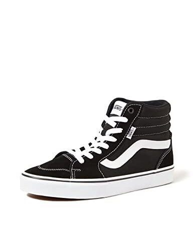 Vans Filmore Hi, Zapatillas Mujer, Negro (Suede/Canvas/Black/White), 38 EU