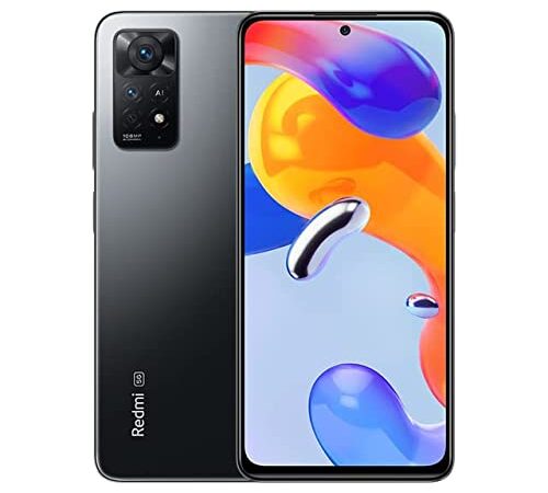 Xiaomi Redmi Note 11 Pro 5G Smartphone 6.67 Inch FHD+ AMOLED DotDisplay, 120Hz FHD+ AMOLED DotDisplay, 67W Carga Turbo 6G+128GB Gris Grafito [Versión Global] Graphite Gray