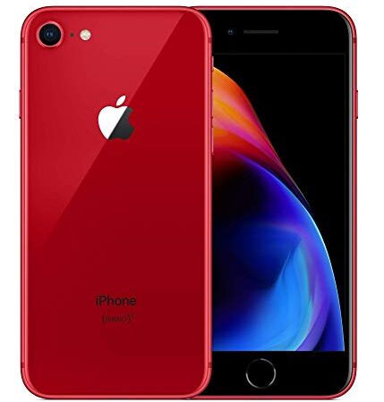 Apple iPhone 8 - Smartphone (11,9 cm (4.7"), 1334 x 750 Pixeles, 64 GB, 12 MP, iOS 11, Rojo) (Reacondicionado)