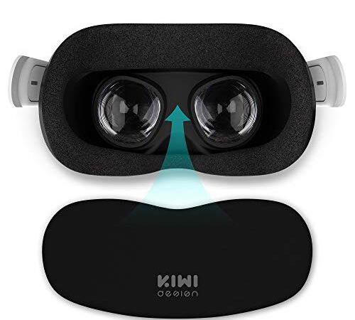 KIWI design Accesorios Protectores de Lentes Compatibles con Quest 2, Quest Pro, Quest 1, Rift S, Pico 4, Valve Index y HP Reverb G2 (Versión Clásica)