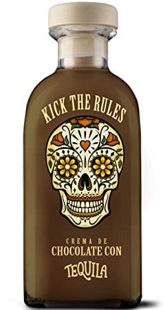 Licor de Crema de Chocolate con Tequila Kick The Rules - 15º Botella de 0,7L - Tequila de Chocolate