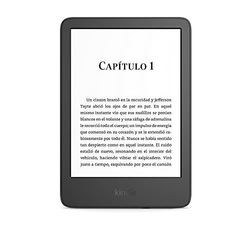 Nuevo Kindle (modelo de 2022): nuestro Kindle más compacto y ligero, con una pantalla de alta resolución de 300 ppp y 6 pulgadas, y el doble de almacenamiento | Negro, sin publicidad