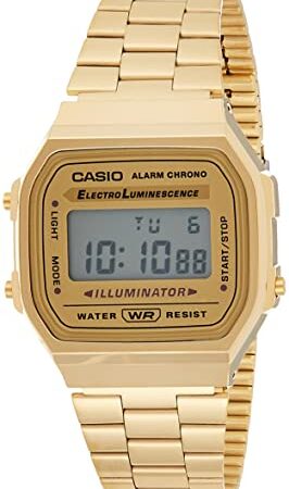 Casio Collection A168WG-9EF, Reloj Unisex, Oro