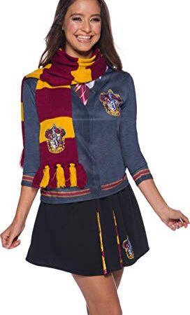 Harry Potter Deluxe Bufanda Gryffindor, Multicolor, (Rubie'S 39033)