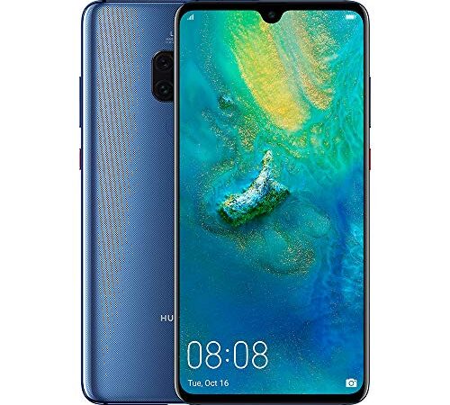 Huawei Mate 20 - Pack de funda y smartphone de 6.53" (Kirin 980, 4GB RAM, 128GB memoria, cámara de 20 MP, Android 9.0) Azul [Versión ES/PT, Exclusivo Amazon]